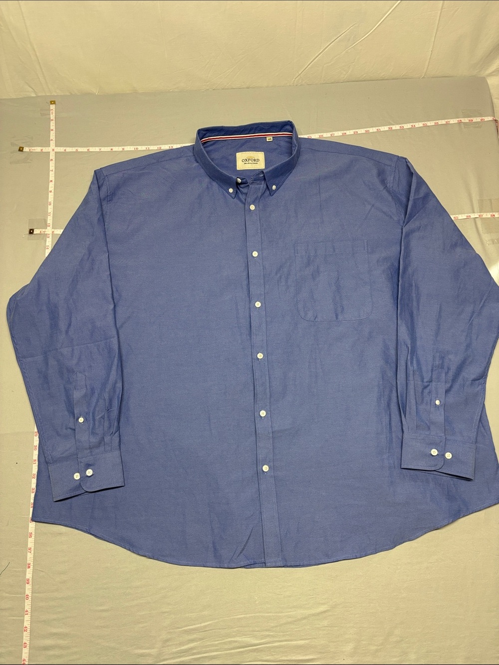 Oxford Men’s Button-Down Shirt in Blue